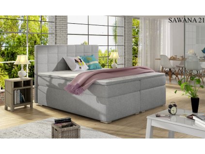 Boxspring postel ALICE, provedení Sawana 21