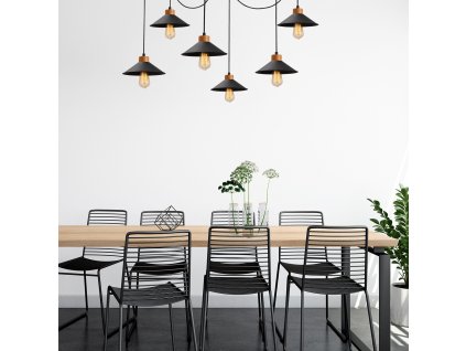 Lustr MANAVGAT černá