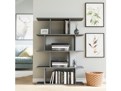 Knihovna HARMON antracit