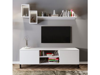 Televizní stolek L510 bílý