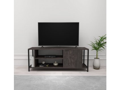Televizní stolek BOND hnědý černý