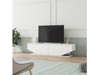 Televizní stolek ARES bílý