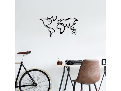 Nástěnná dekorace kov