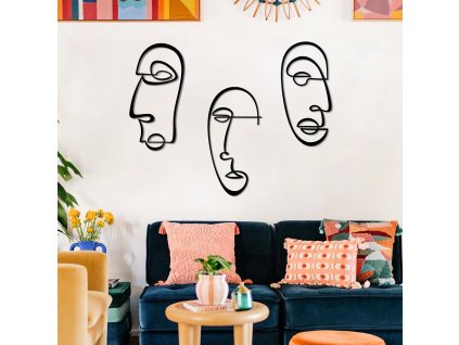 Nástěnná dekorace kov