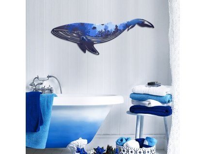 Nástěnná dekorace kov