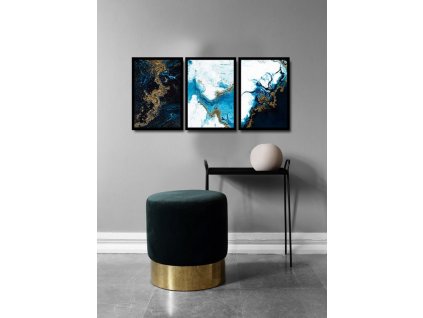 Obraz na MDF s rámem 3ks