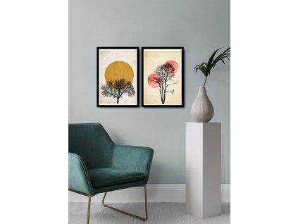 Obraz na MDF s rámem 2ks