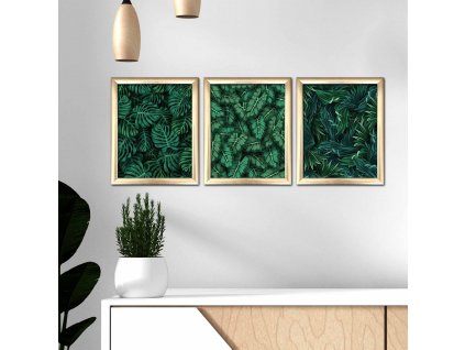 Obraz na MDF s rámem 3ks