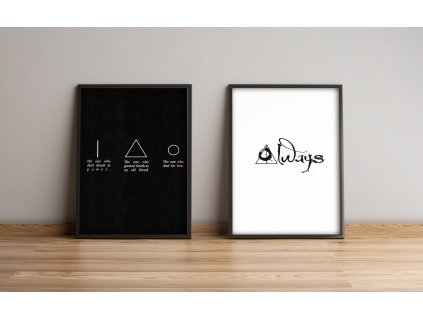 Obraz na MDF s rámem 2ks