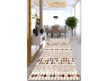 Koberec(100 x 180 cm) FLECHA DJT bílý 