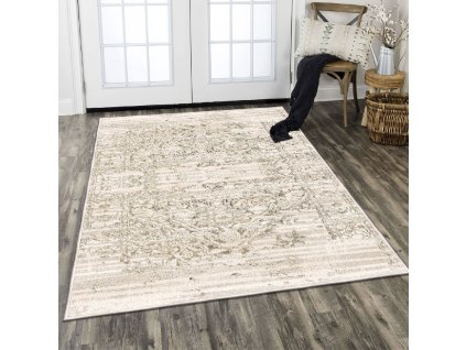 Koberec (160 x 230) ELS1825 zašlý béžový Perský vzor