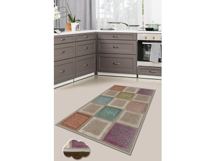 Koberec WOOKECE196 tlumené barvy