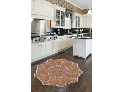 Kulatý koberec (60 cm) HMNT953 barevné spirály