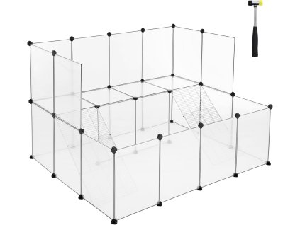 Ohrádka pro malá zvířátka 143 x 92 x 108 cm