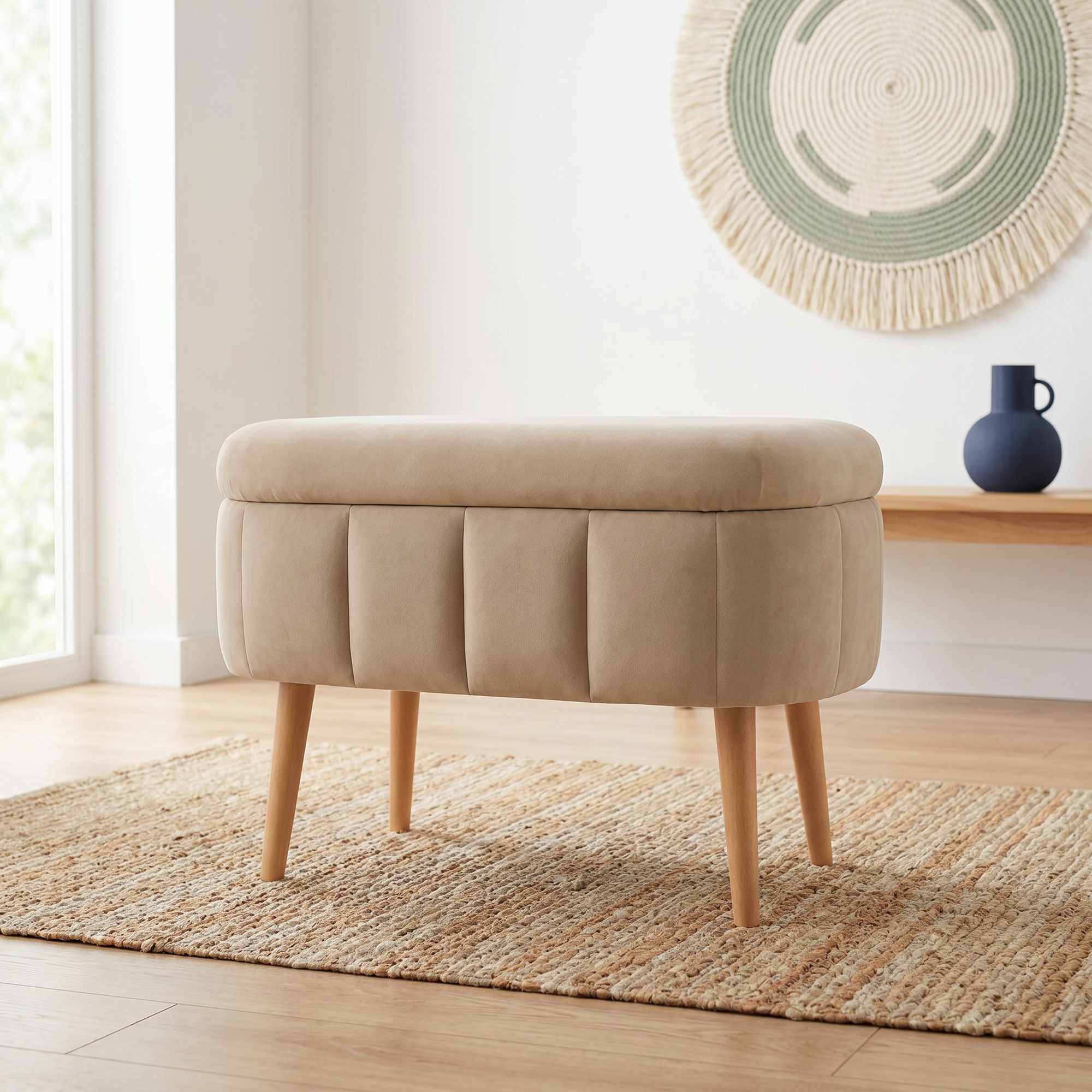 Hanah Home Taburet MINI OSLO béžová