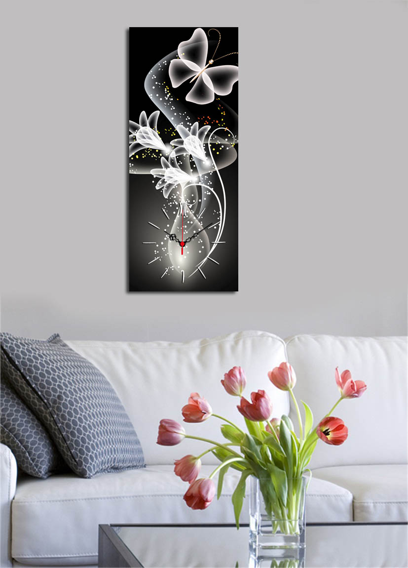 ASIR Nástěnné dekorativní hodiny na plátně 30 cm