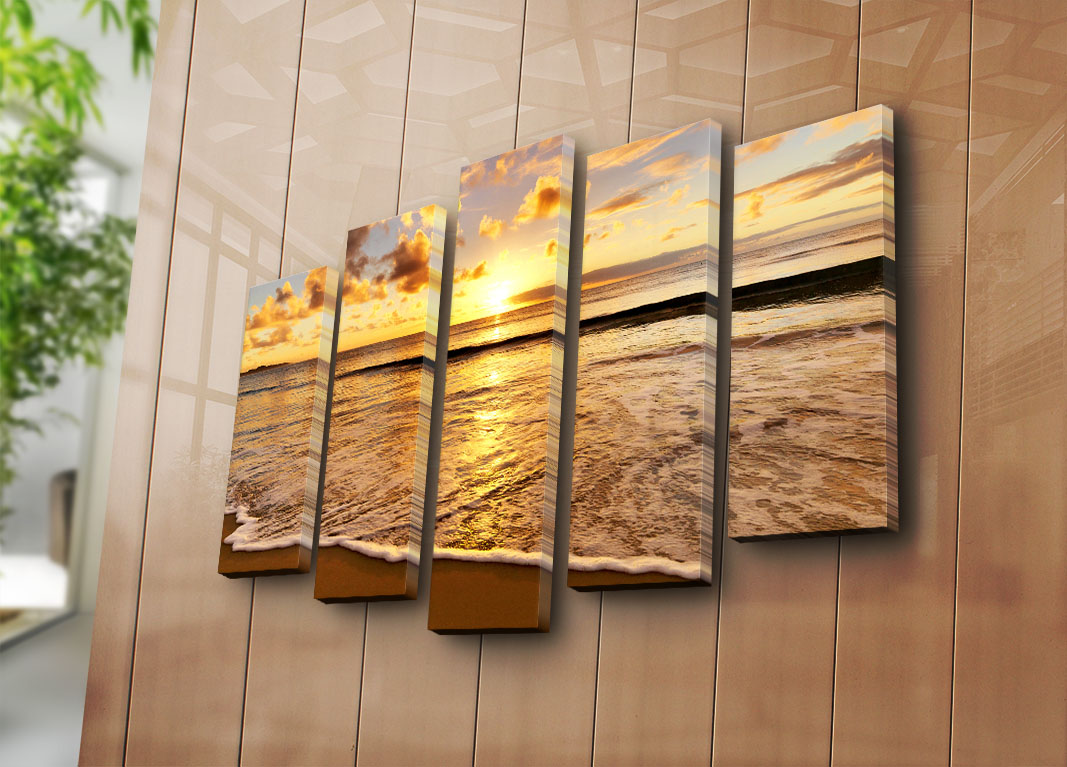 ASIR Sunset Image on Canvas 105 cm