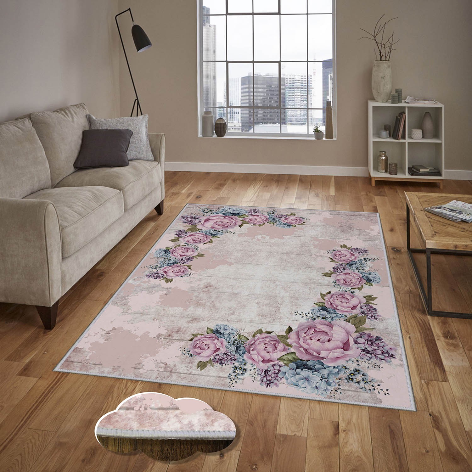 ASIR Koberec 120 x 180 ROSE více barev