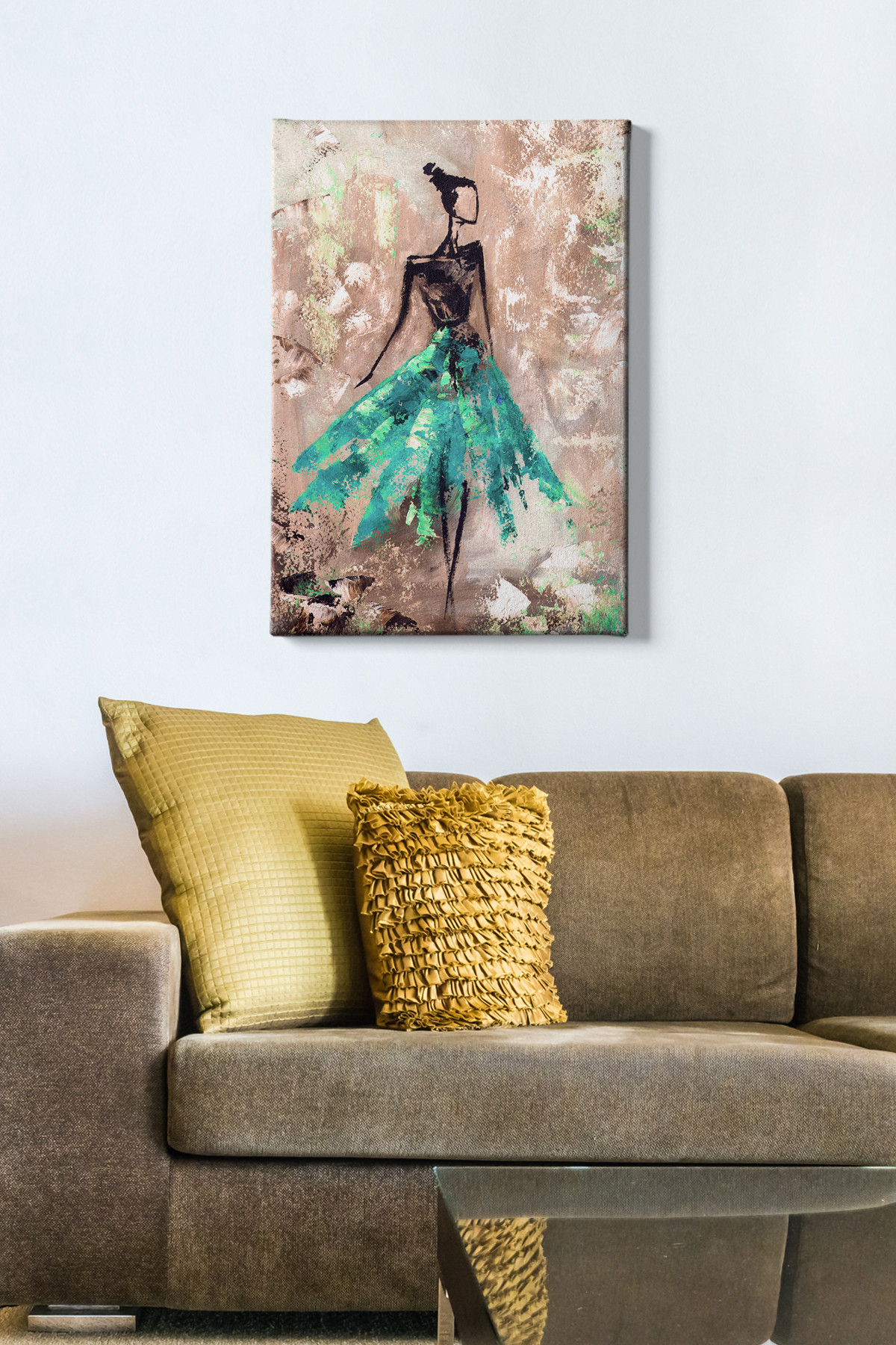 ASIR Nástěnný obraz WOMAN plátno 50 x 70 cm