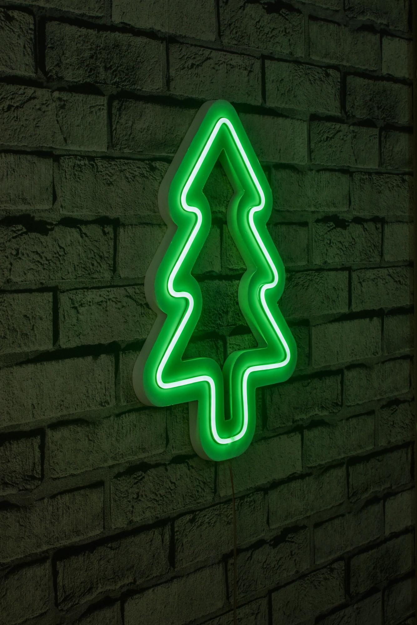ASIR Dekorativní LED osvětlení zelené SMRČEK