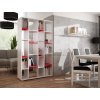 Regál DOCO (bílá/malina), SKLADEM 1ks