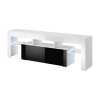 TV stolek TORO 158 (bílá-černá) SKLADEM 1ks