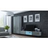 Obývací stěna VIGO 19, bílo/šedá