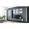 Obývací stěna VIGO 2, bílo/šedá