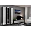 Obývací stěna VIGO 2, černo/bílá