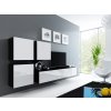 Obývací stěna VIGO 23, černo/bílá SKLADEM 1ks