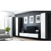 Obývací stěna VIGO 4, šedo/bílá