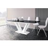 Jídelní stůl PERFETO (černo-bílá) 