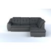 Rohová sedačka tmavě šedá Galaxy