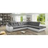 Rohová sedací souprava šedá bílá galaxy