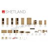 Komoda SHETLAND 41 (dub)