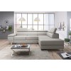 Rohová sedací souprava světle šedá Molina L