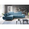 Rohová sedačka do L modrá Flame