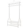 Kovový stojan na šaty bílý