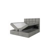 Moderní čalouněná postel boxsprings s úložným prostorem