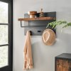 03 wall mounted coat rack with panel