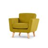 Křeslo TAGIO skandi žluté 02