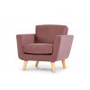 Křeslo TAGIO, růžové 02