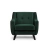 Křeslo TERSO tmavě zelené 01