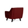 Křeslo TERSO bordó 03