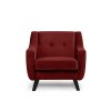 Křeslo TERSO bordó 01