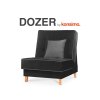 Křeslo DOZER černé 02