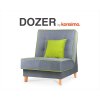 Křeslo DOZER šedé 01