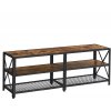 Televizní stolek industriální hnědý 140 x 50 x 39 cm 1