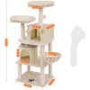 škrabadlo pro kočky béžové 152 cm