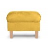 Taburet MILES žlutý buk 01